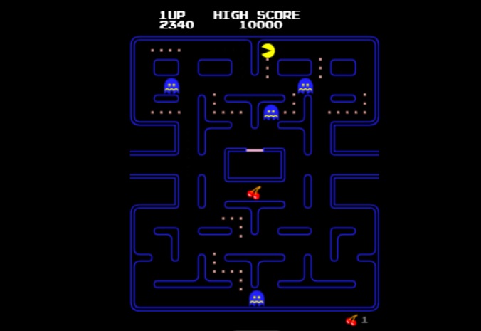 play a pacman game