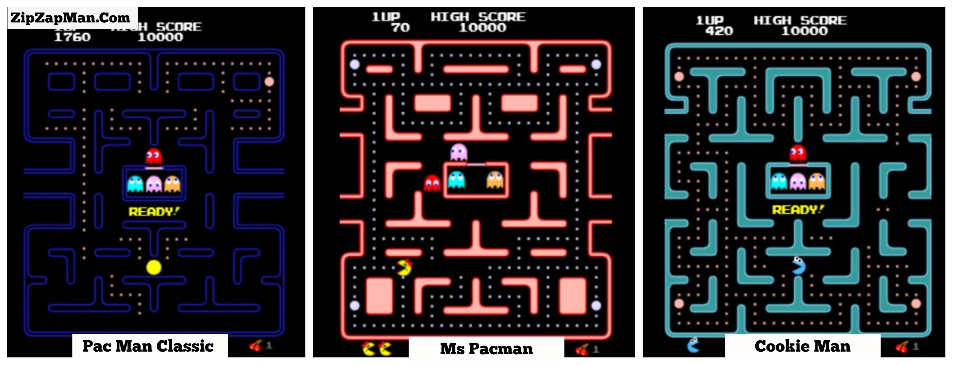 free pacman games for kids