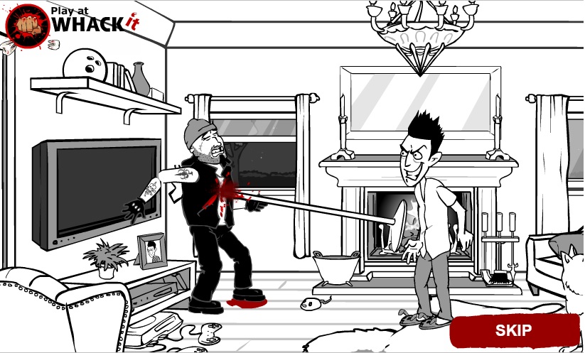 whack the creeps flash game